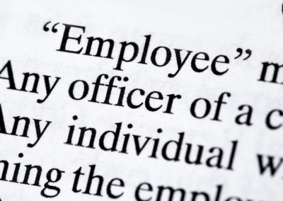 Determining Independent Contractor or Employee Status